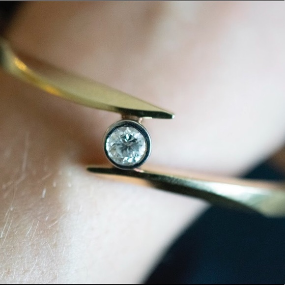 Jewelry - SOLD -14Kt yellow gold bangle diamond bracelet